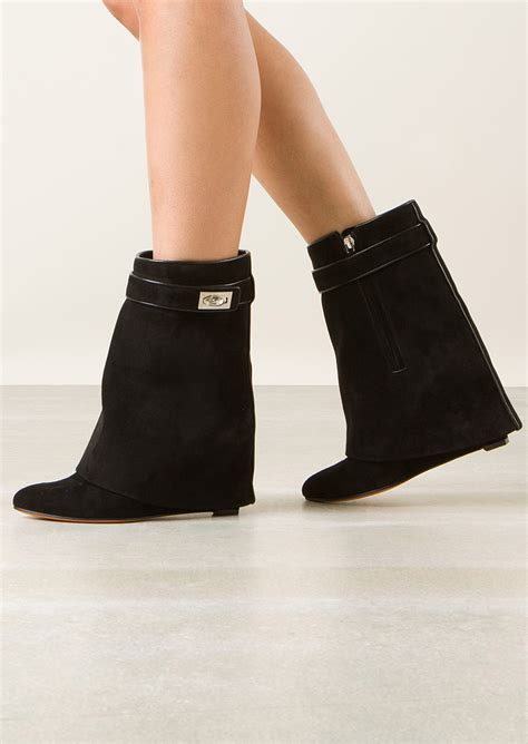 givenchy studded wedge ankle boots|givenchy shark boots price.